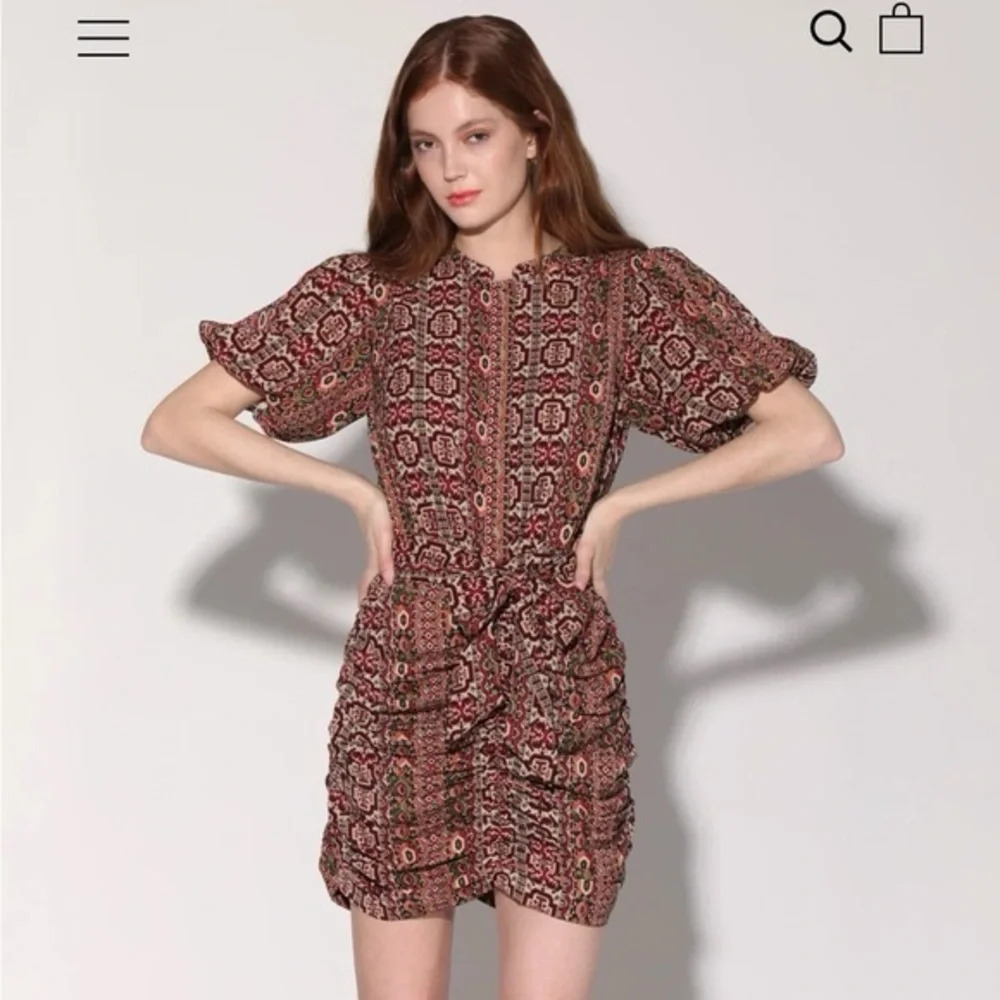 Walter Baker Staci Dress in Renegade Aztec Boho Southwestern Print Size 8 M NWT